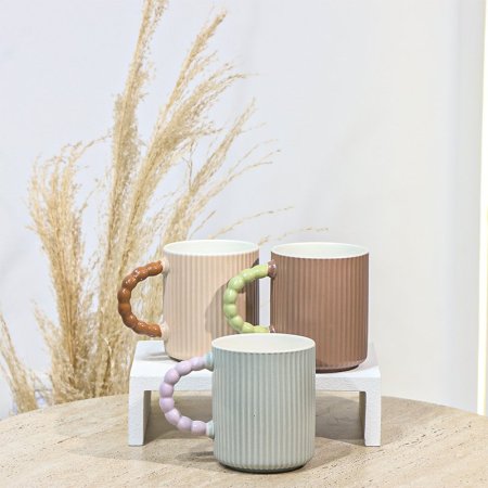 ماغ بورسلان ماط محزز يد حلقات لميع ملون EL192/7  EL157/16 =ت.ش1